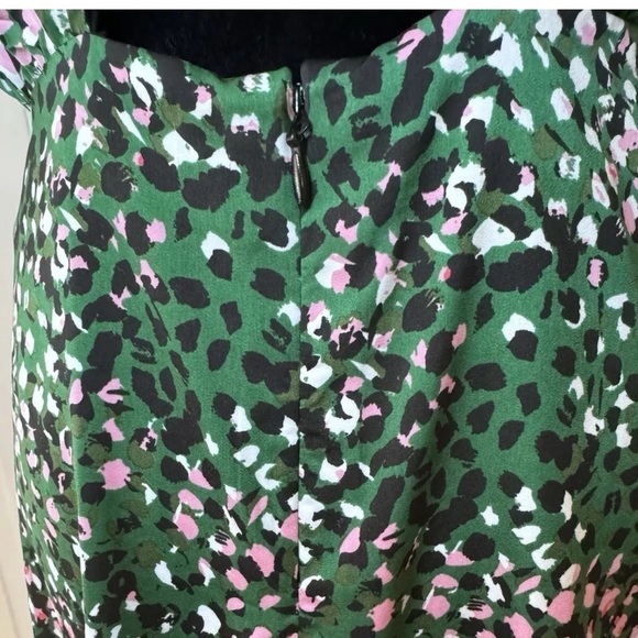 Topshop Dress Size 8 Pink Green Cutout Back Party Girly Wedding Guest Pretty EUC - Picture 6 of 10